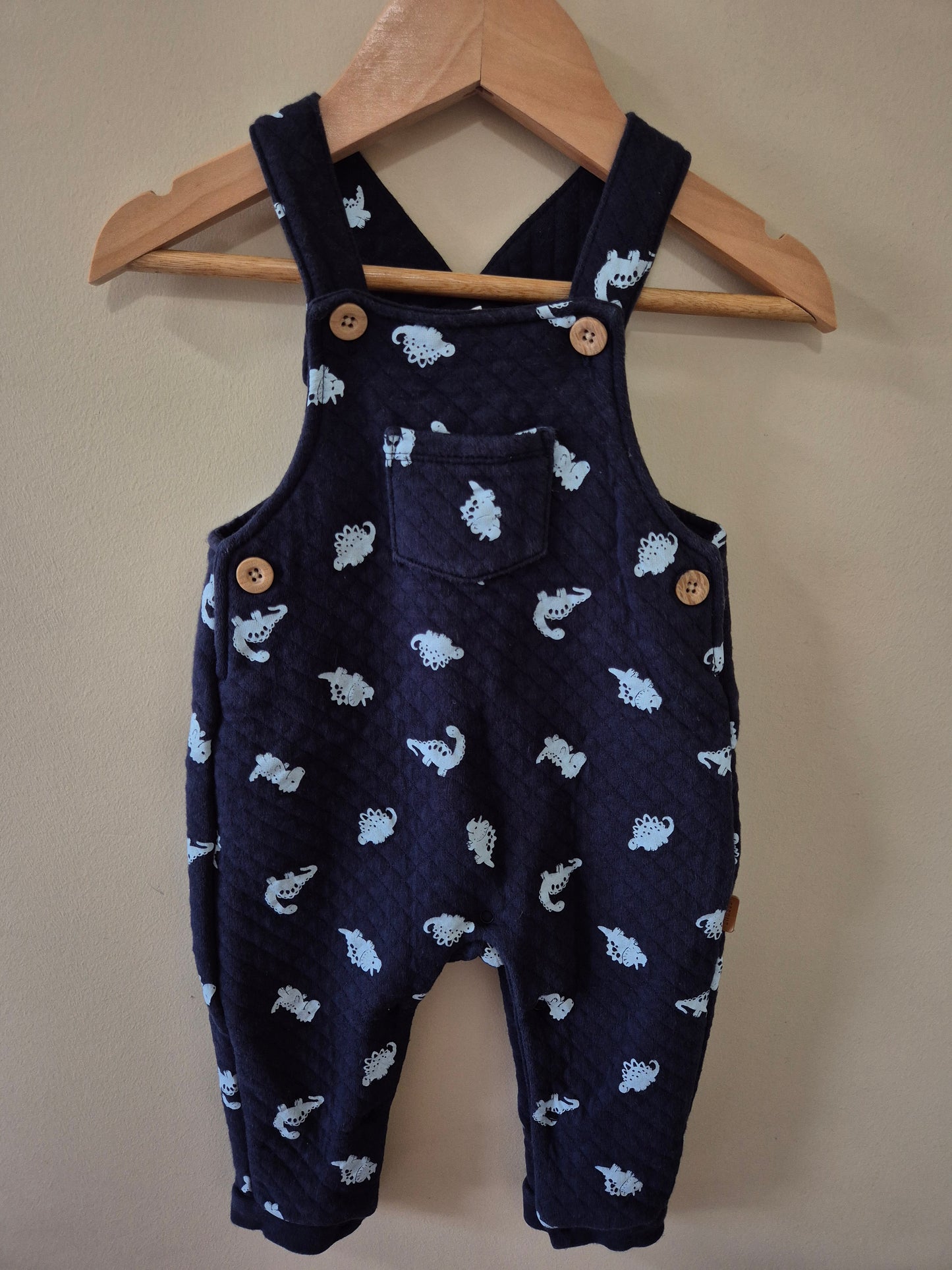 Sprout Dinosaur Overalls Size 00