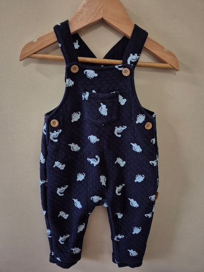 Sprout Dinosaur Overalls Size 00