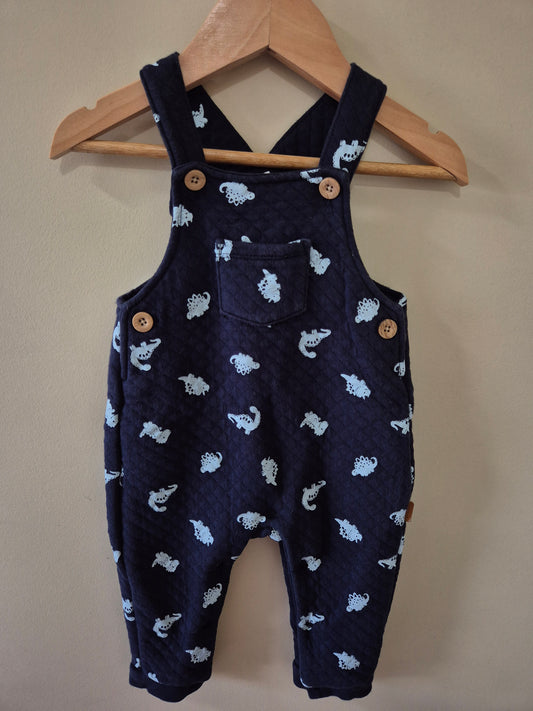 Sprout Dinosaur Overalls Size 00
