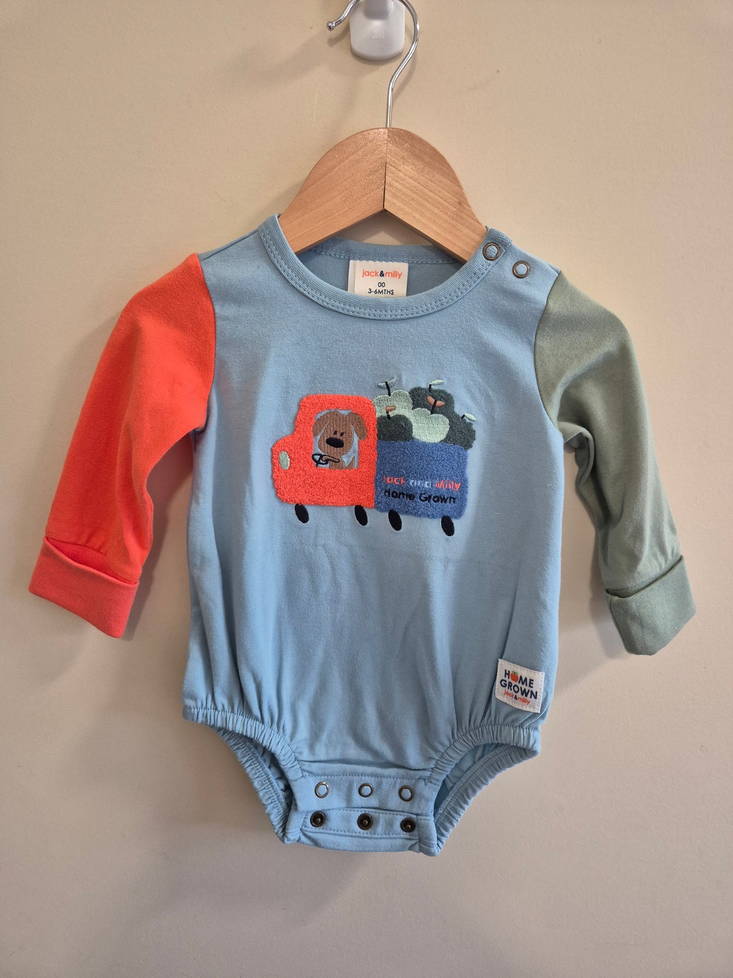 BNWT Jack & Milly Long Sleeve Bodysuit Size 00