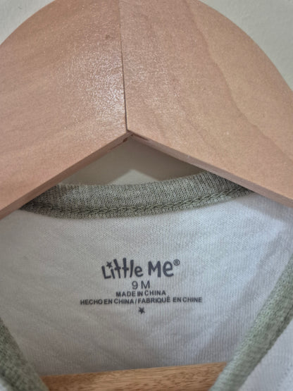 Little Me Dinosaur Onesie Size 9 months