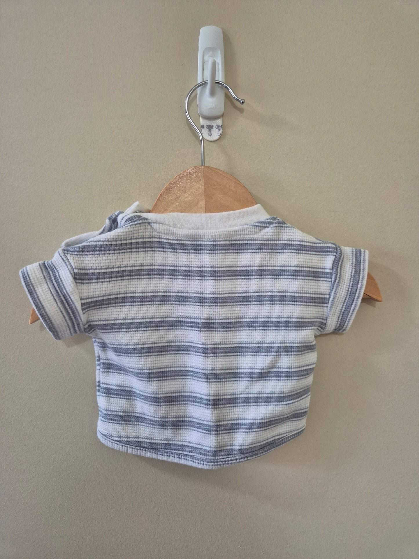 Newborn Blue and White Outfit