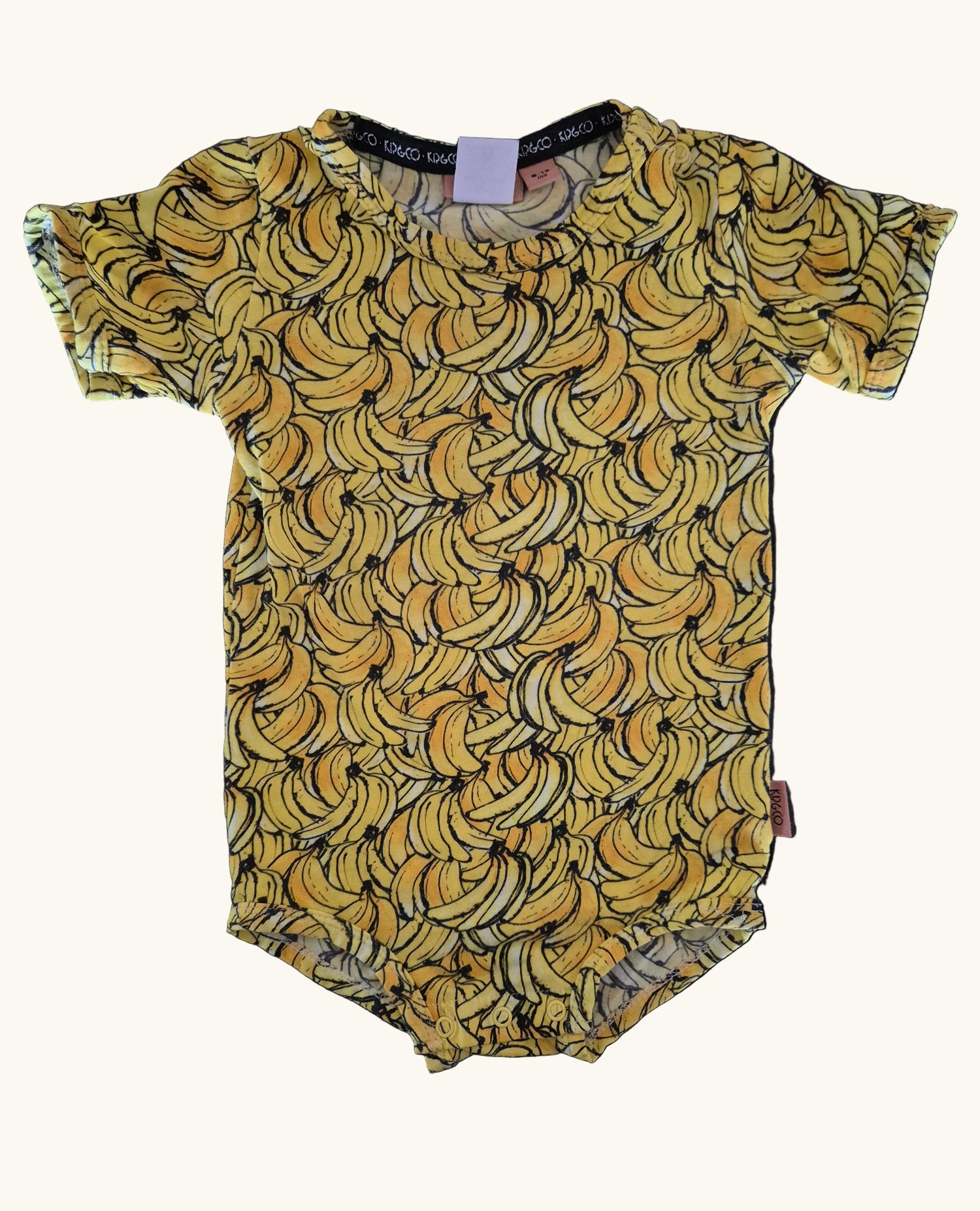 KIP & CO Banana Print Bodysuit Size 0