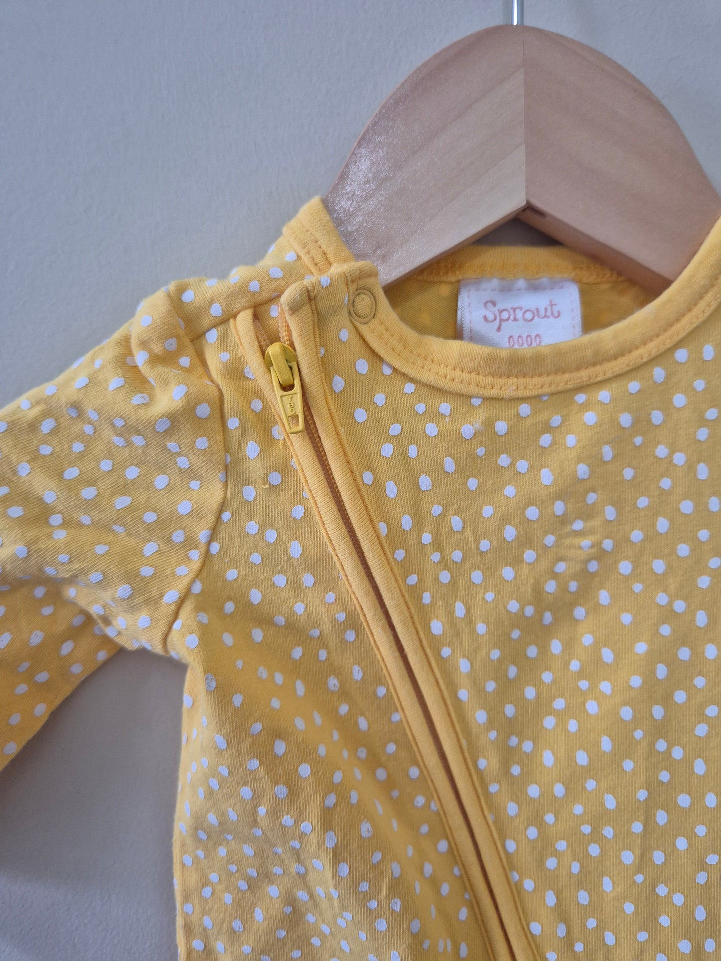 Sprout Yellow Onesie - 0000