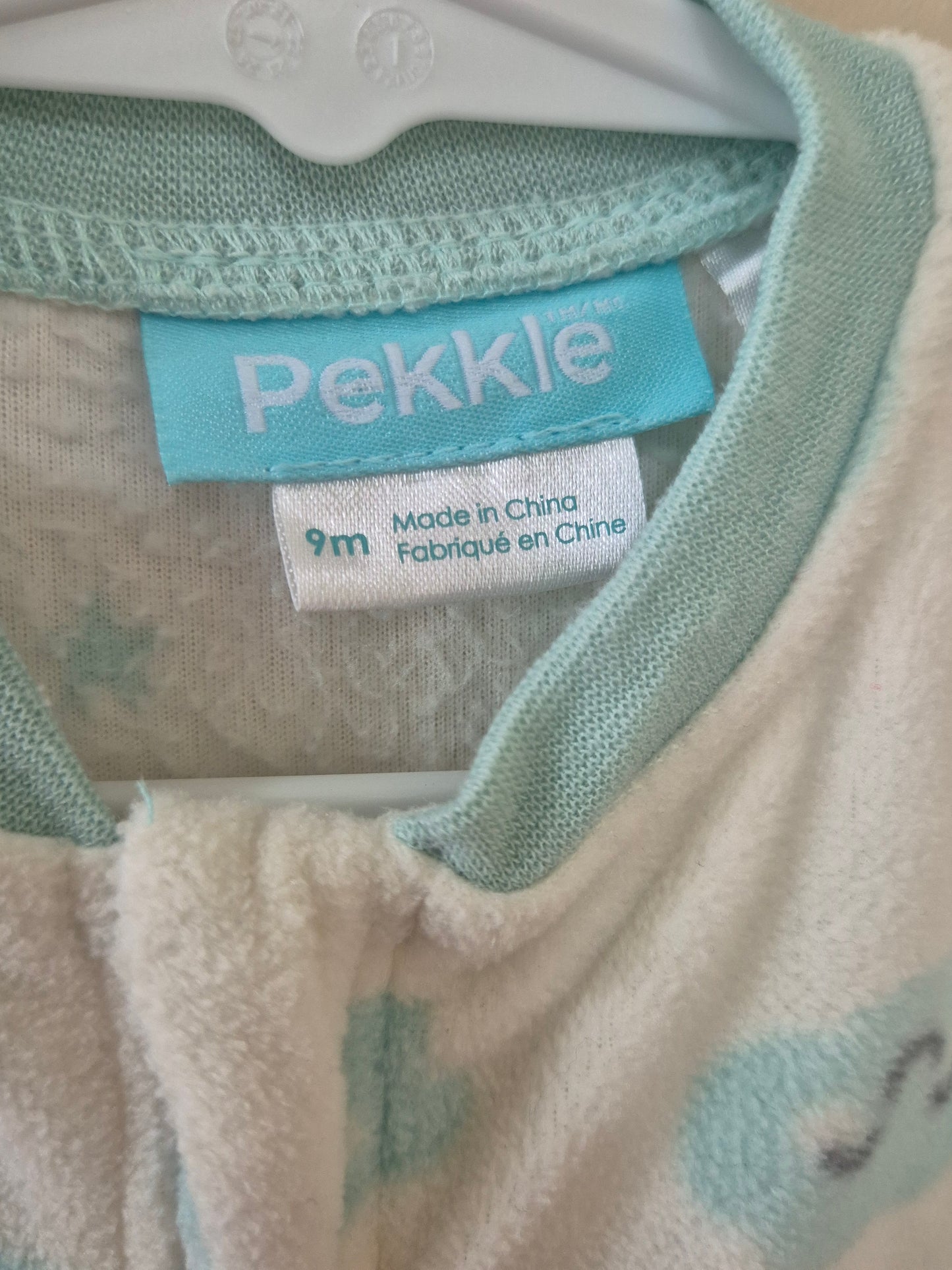 Pekkle Fleeced Cloud Onesie ☁️ - 9months