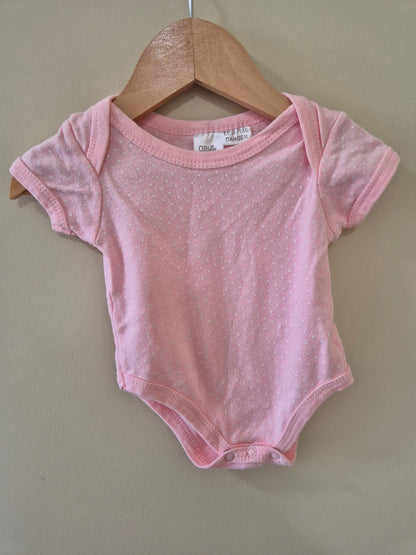 Ollies Place Pink Bodysuit Size 00