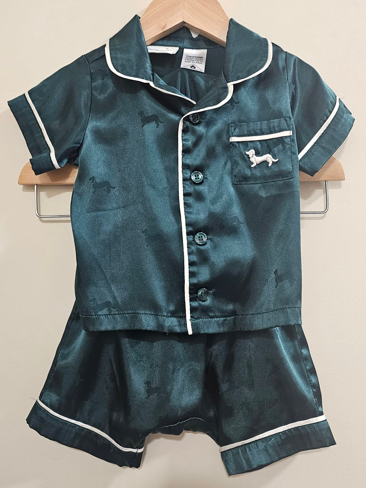 Peter Alexander Satin PJ Outfit Set Size 0