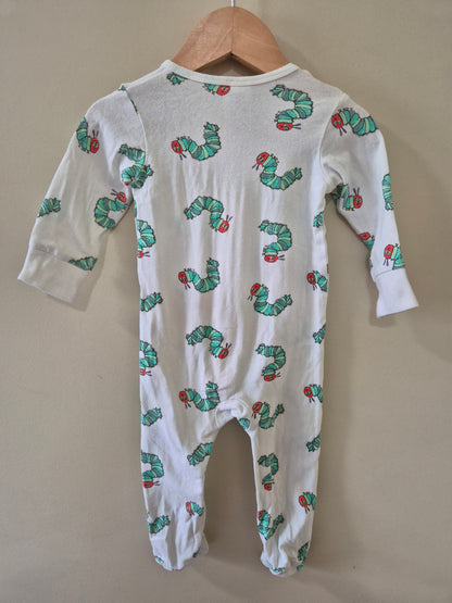 The Very Hungry Caterpillar Onesie Size 00