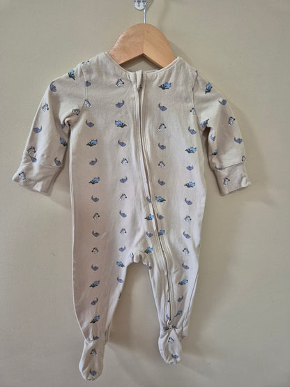 Cotton On Animals Onesie - Size 00