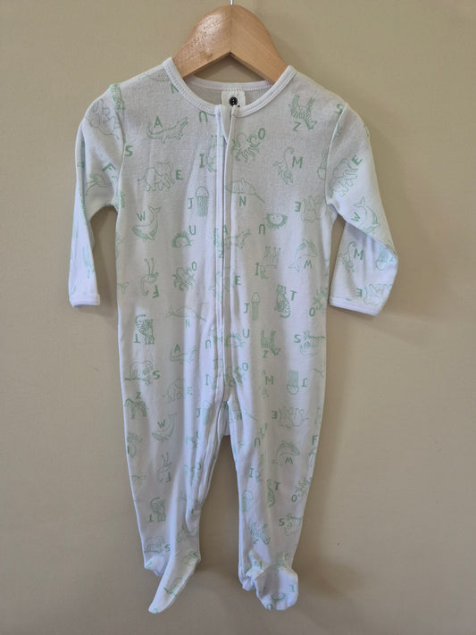 Alphabet Animals Onesie - 0