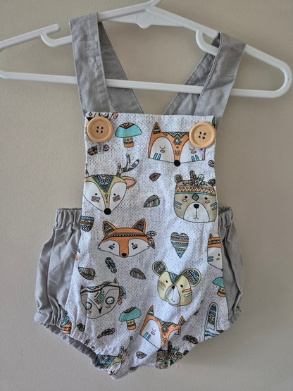 Overalls 🦊 - Size 0-3 months