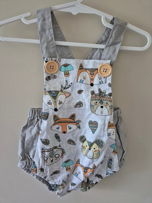Overalls 🦊 - Size 0-3 months