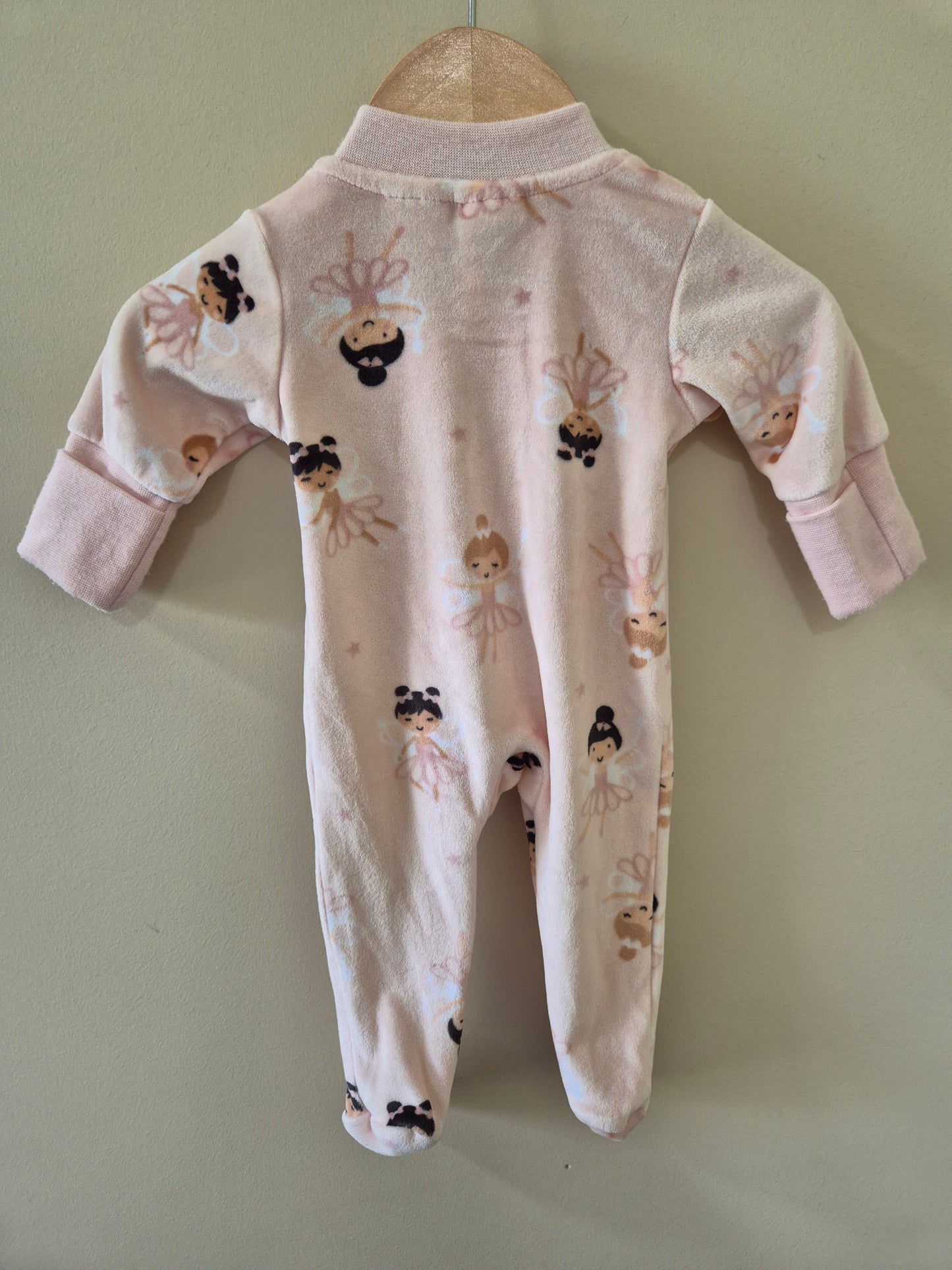 Tiny Baby Fairy Fleece Onesie 🧚🏽‍♀️