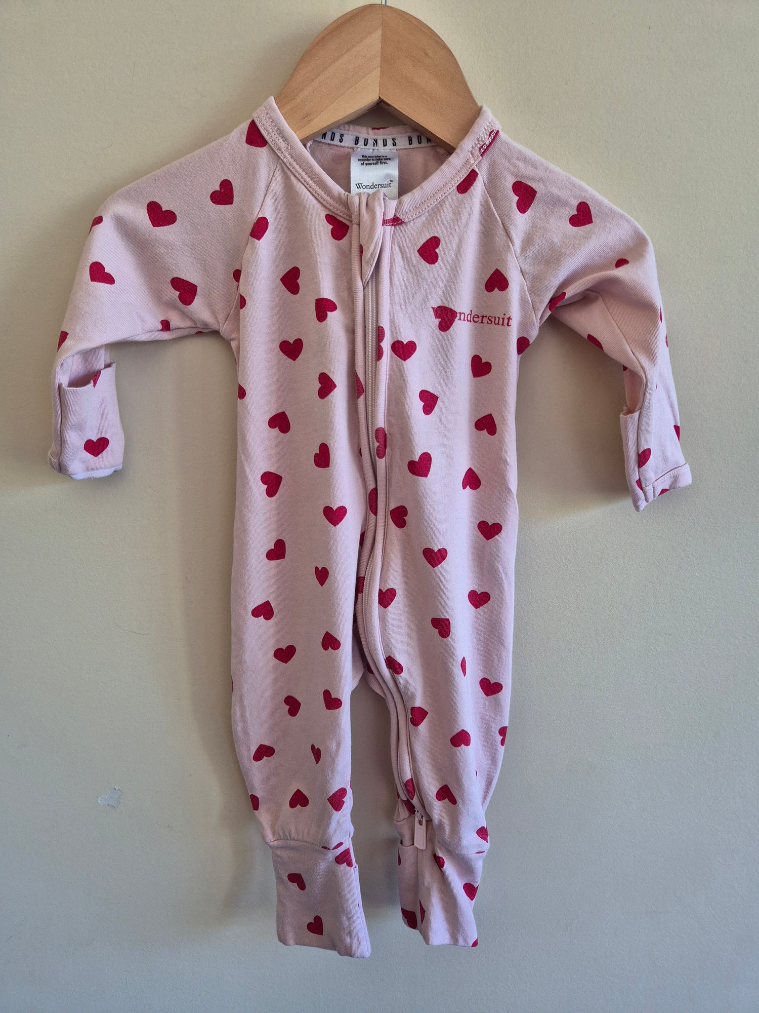 Bonds Love Heart Wondersuit Size 0000