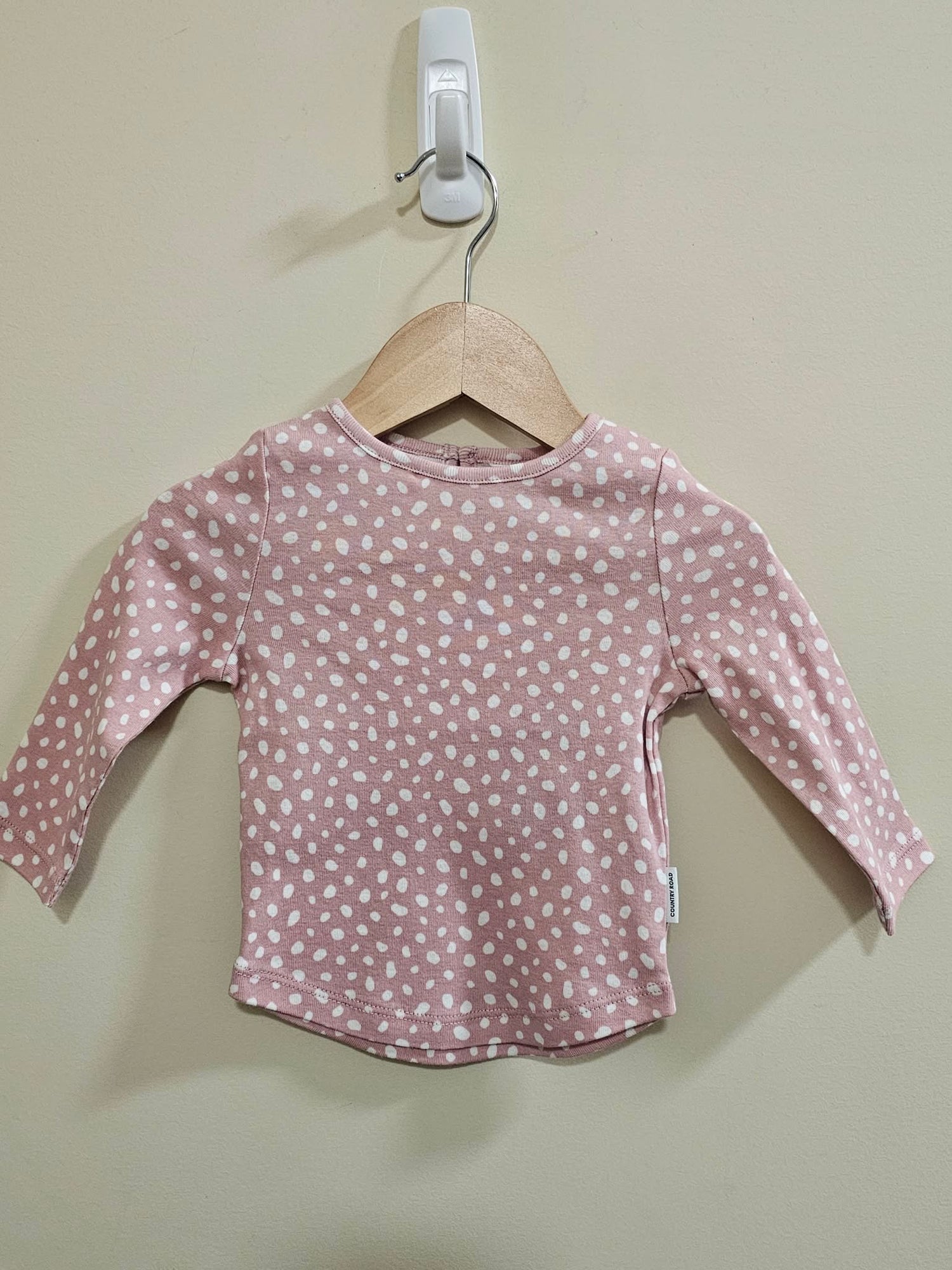 BNWT Country Road Poka Dot Long Sleeve Shirt Size 00