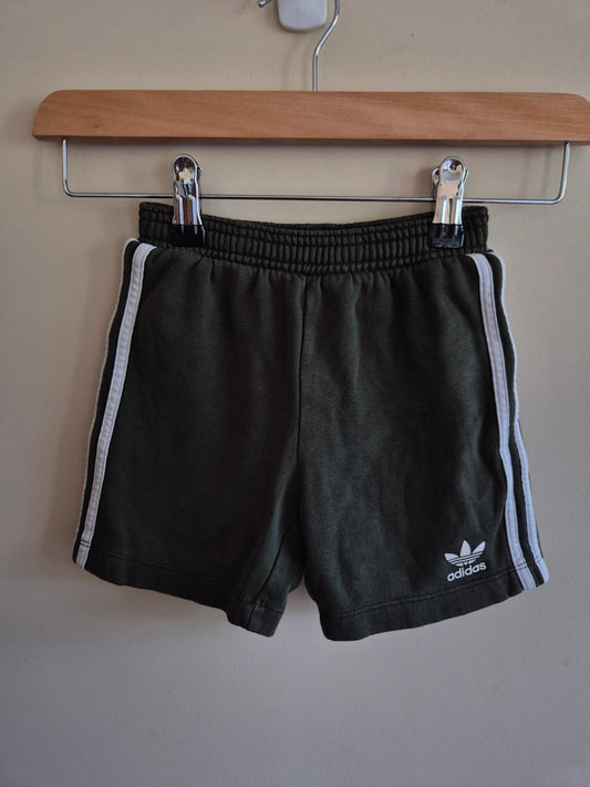Adidas Green Shorts Size 2-3