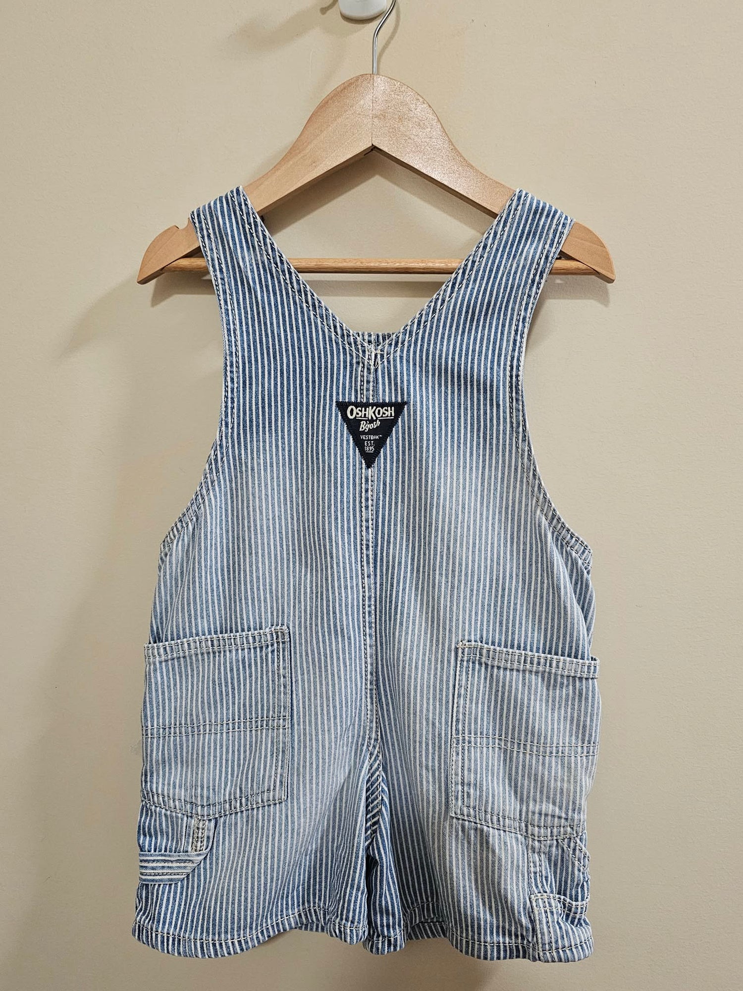 Osh Kosh B'gosh Striped Overalls Size 2