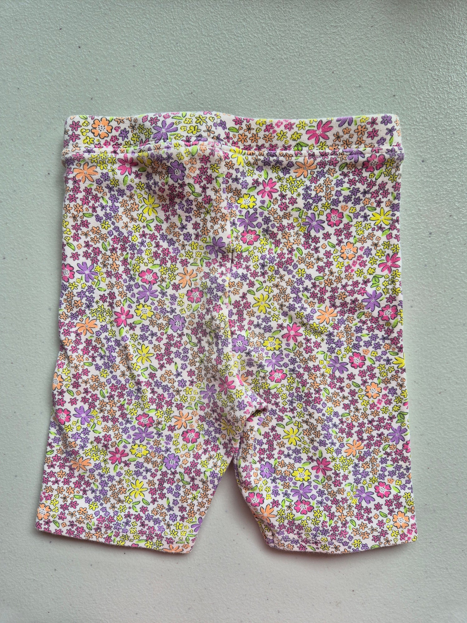 Zara Floral Bike Shorts Size 3