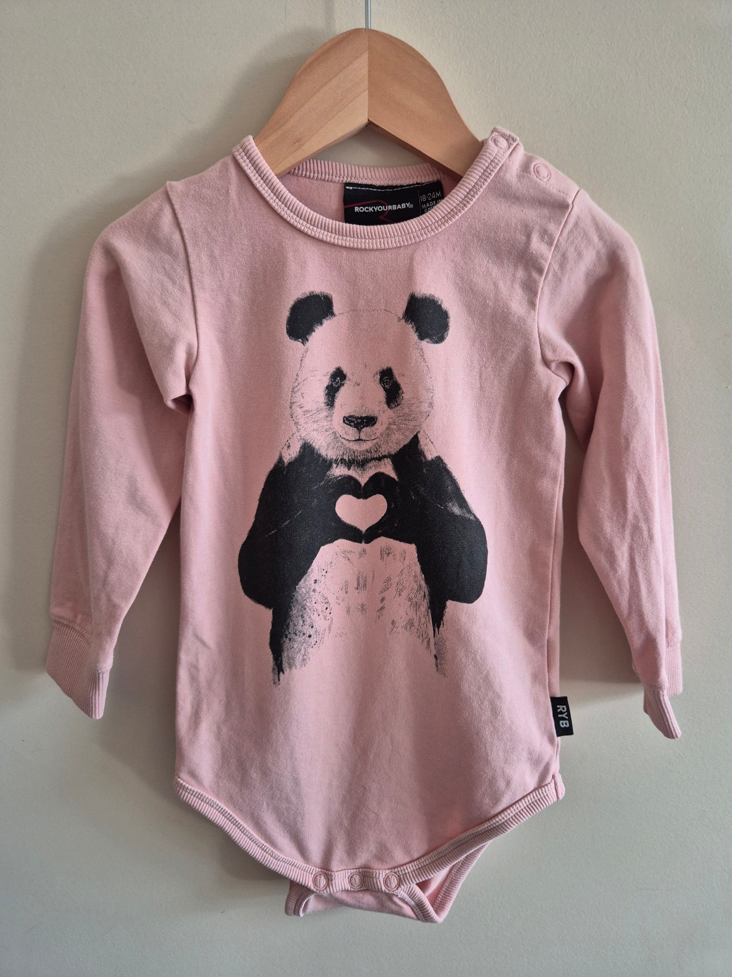 Rock Your Baby Long Sleeve Bodysuit Size 2