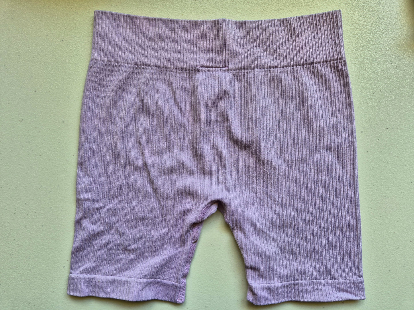 Cotton On Ribbed Lilac Bike Shorts Size 7-8