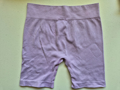 Cotton On Ribbed Lilac Bike Shorts Size 7-8