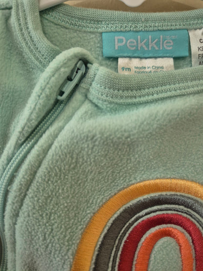 Pekkle Rainbow Onesie - Size 9months