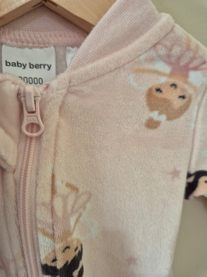 Tiny Baby Fairy Fleece Onesie 🧚🏽‍♀️