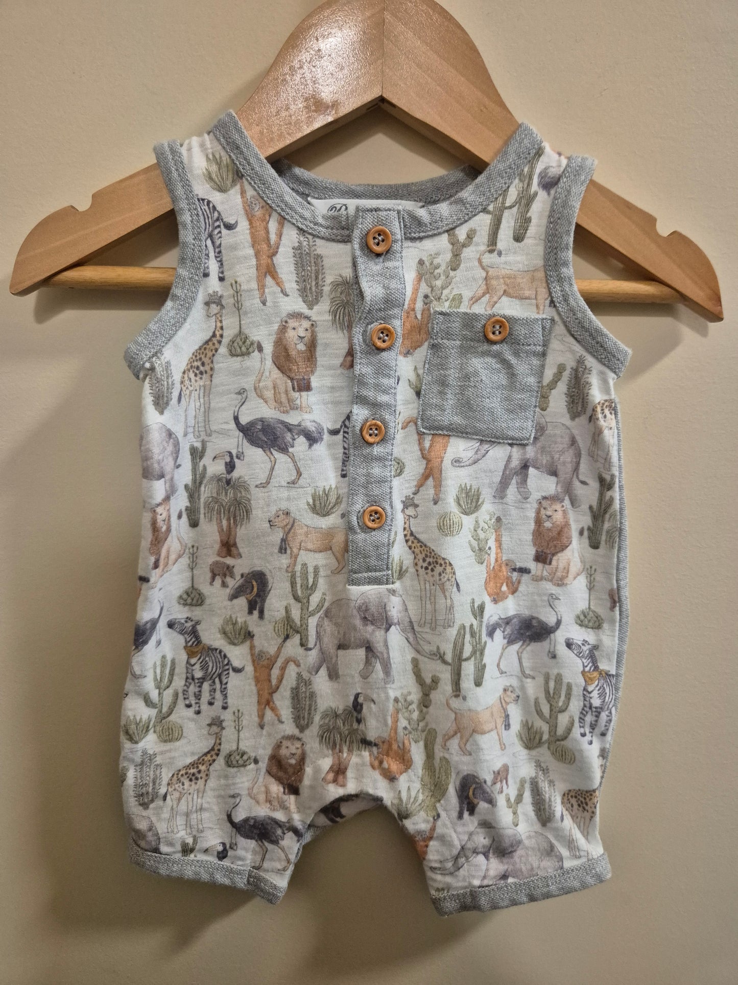 Bebe Safari Animal Romper Size 0000
