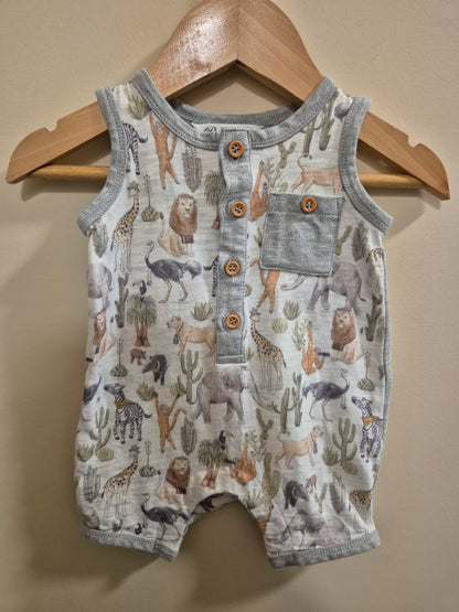 Bebe Safari Animal Romper Size 0000