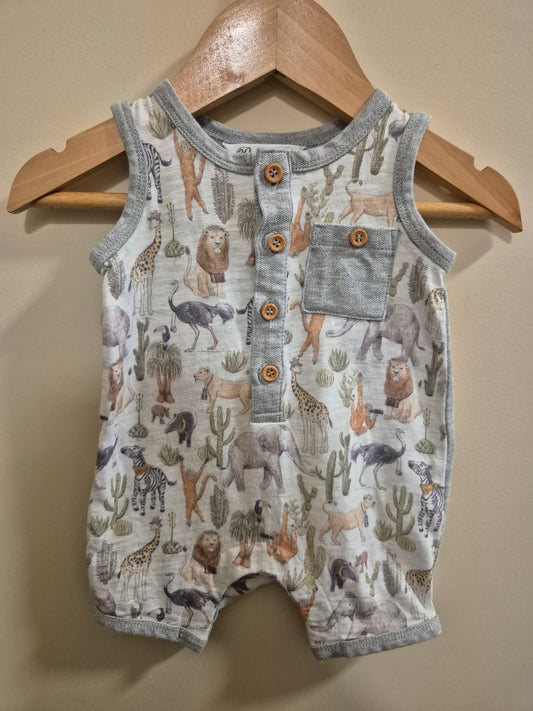 Bebe Safari Animal Romper Size 0000