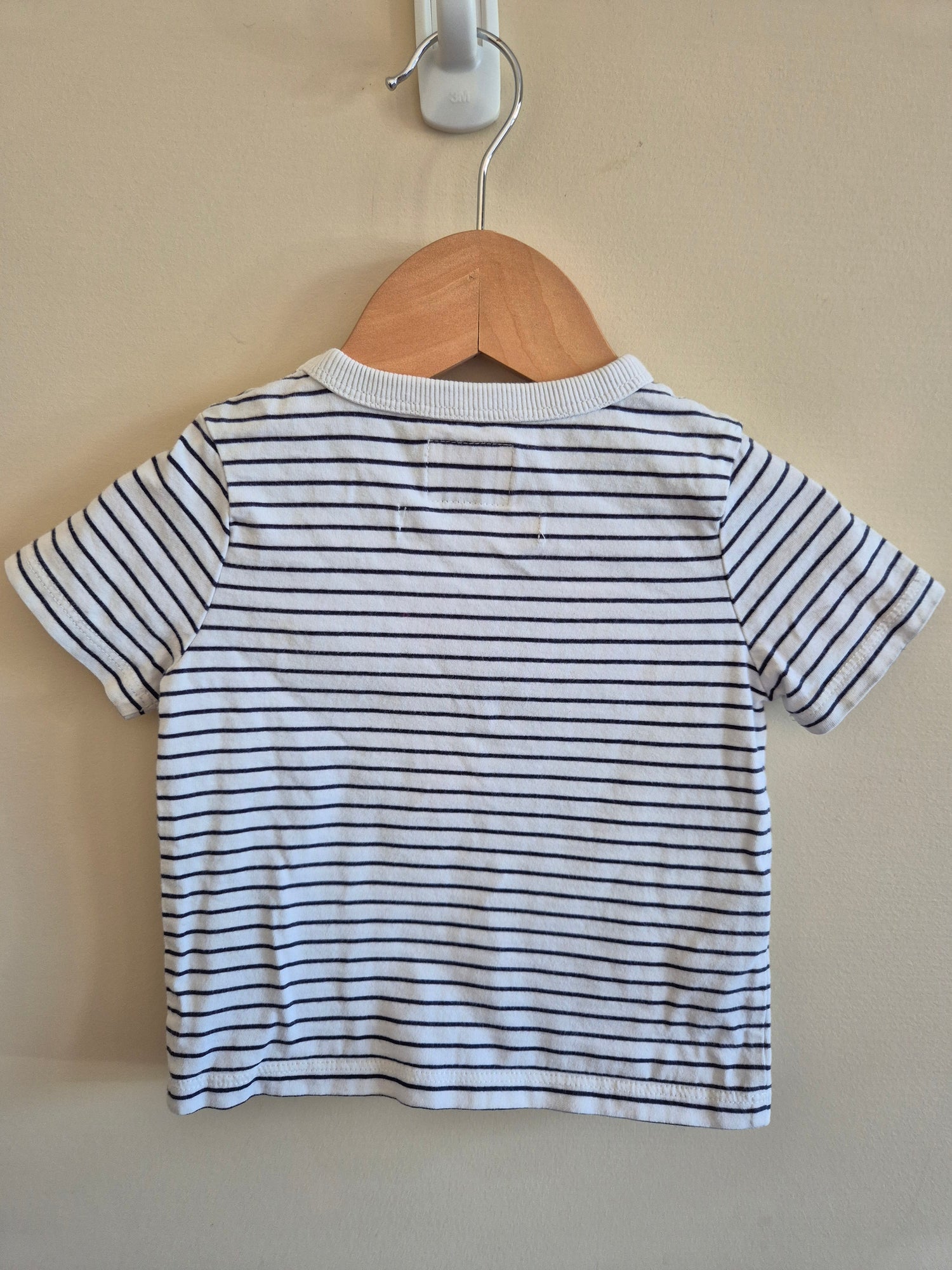 Country Road Navy and White Striped Shirt Size 0