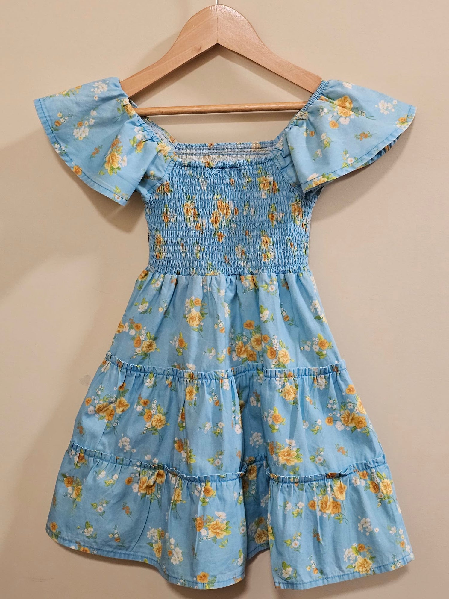 Rock Your Kid Teired Floral Dress Size 4