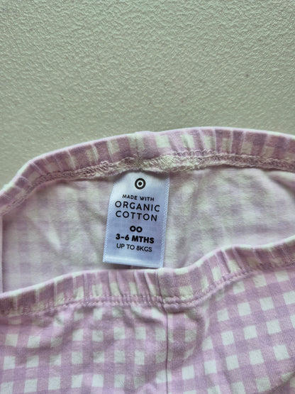 Target Purple Gingham Leggings Size 00