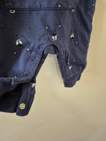 Marquise Navy Blue Bear Romper Size 000