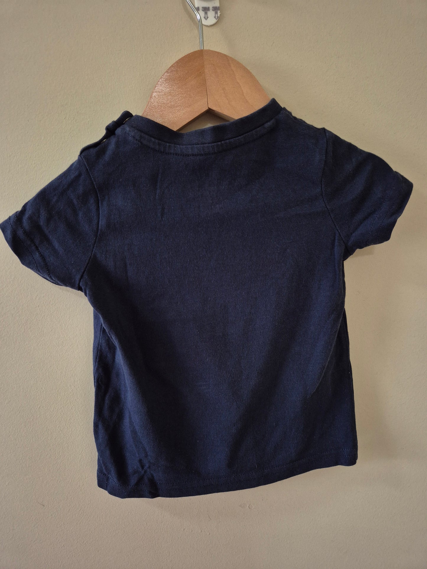 Fred & Flo Navy Cotton Shirt Size 00