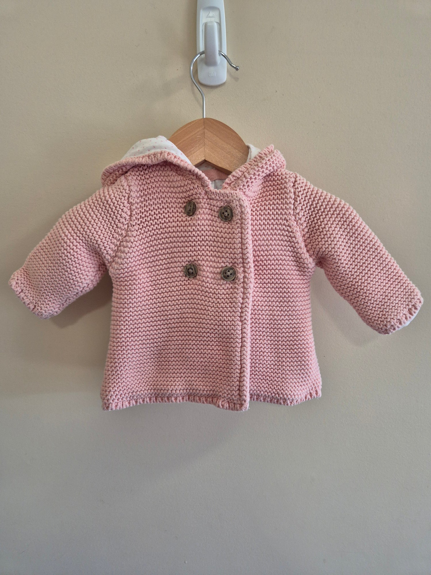 Target Knitted Pink Bear Jumper Size 000