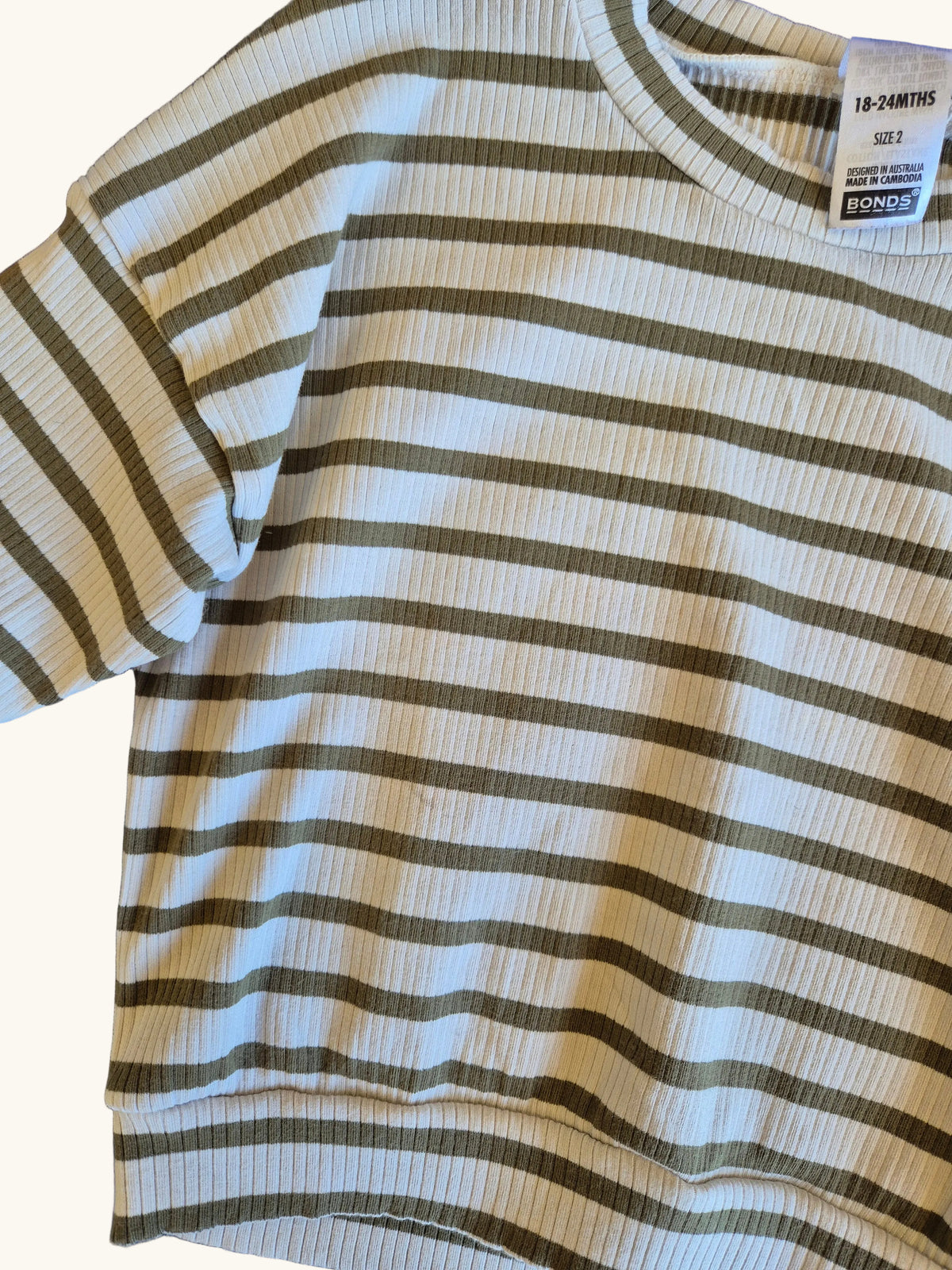 Bonds Striped Outfit Set Size 2