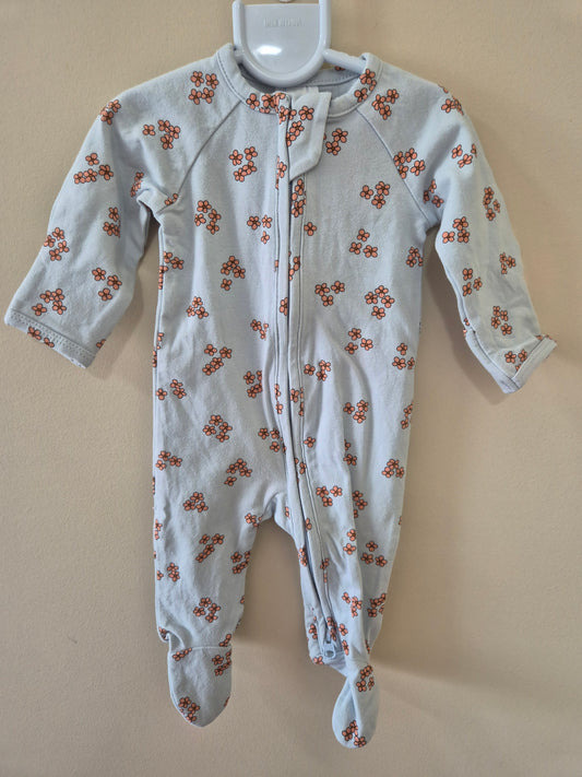 Floral Bloom Onesie - Size 00000