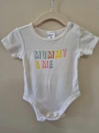 Target Mummy & Me Onesie Size 000