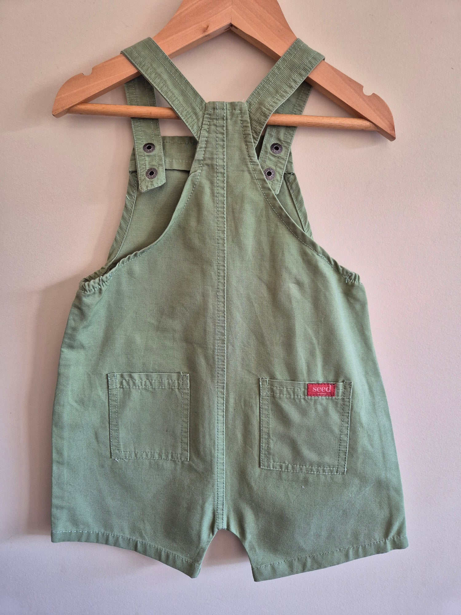 Seed Heritage Green Overalls Size 1