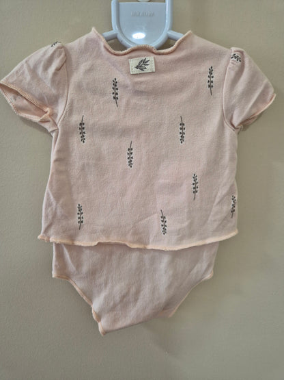 Tiny Baby Pink Bodysuit 🍃