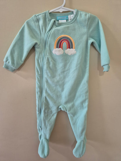 Pekkle Rainbow Onesie - Size 9months