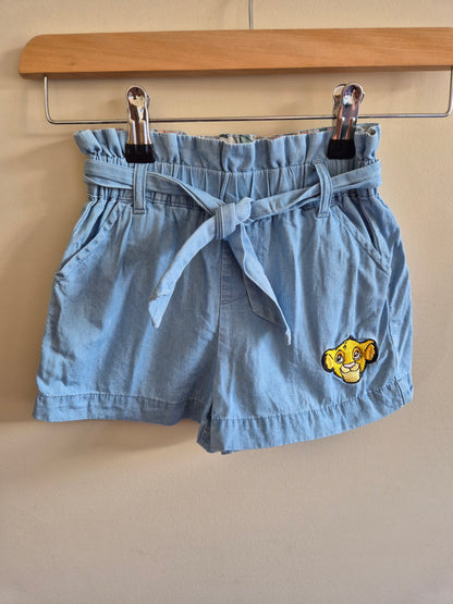Lion King Shorts Size 4