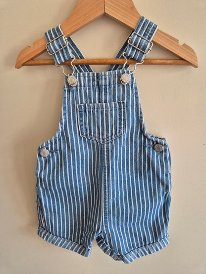 Baby Berry Striped Overalls Size 00