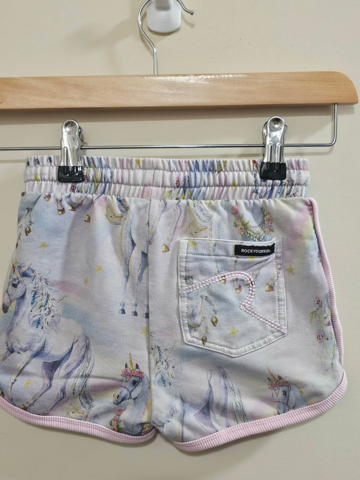 Rock Your Kid Unicorn Shorts Size 4