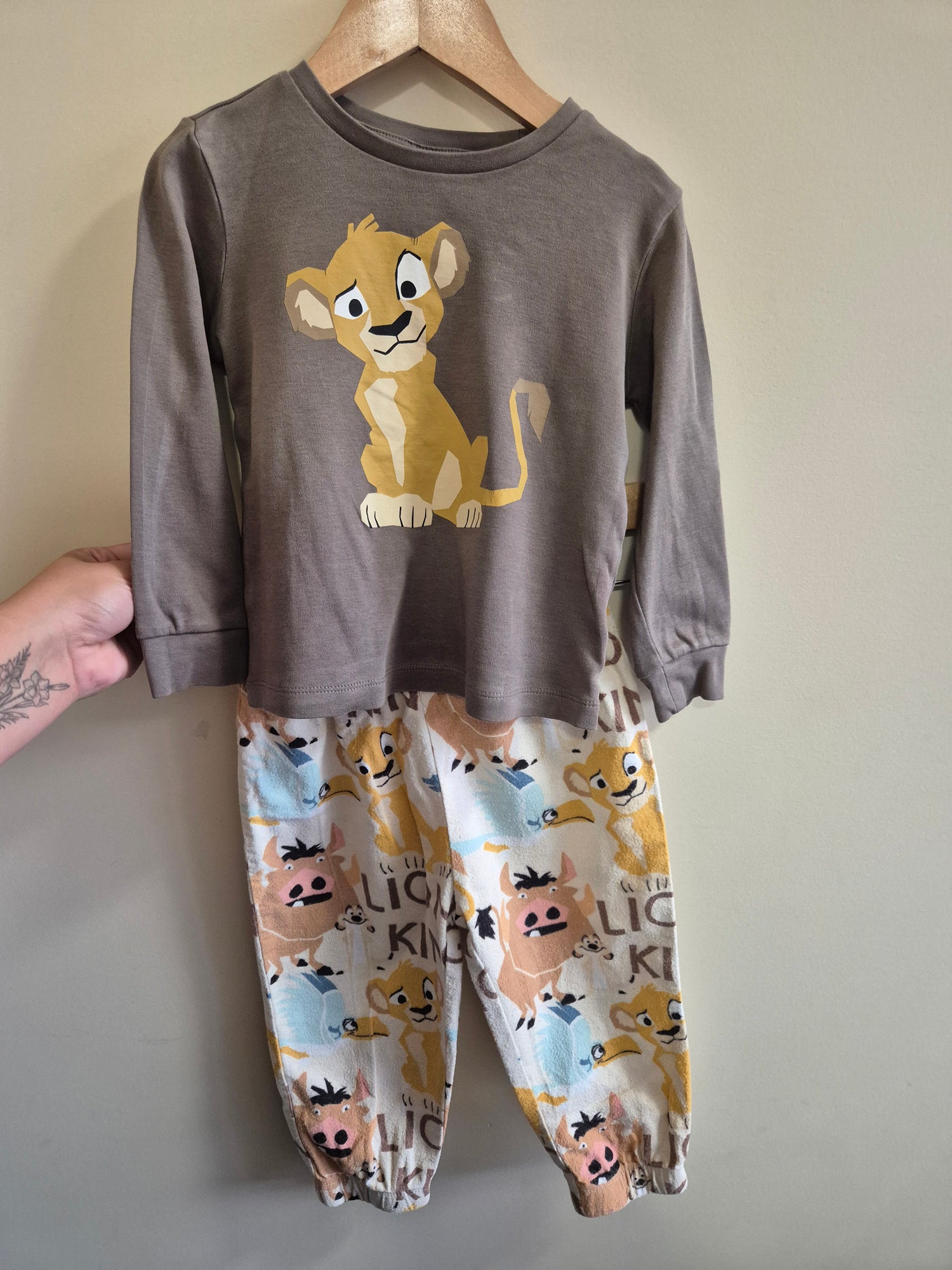 Lion King Pyjama Set Size 2