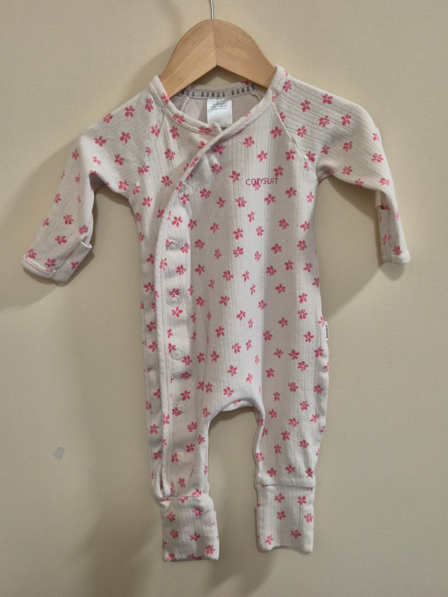 Bonds Flower Cozysuit Size 000