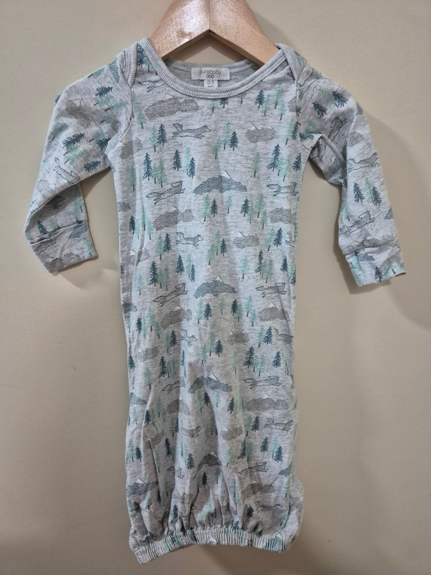 Purebaby Sleepsuit - Size 000