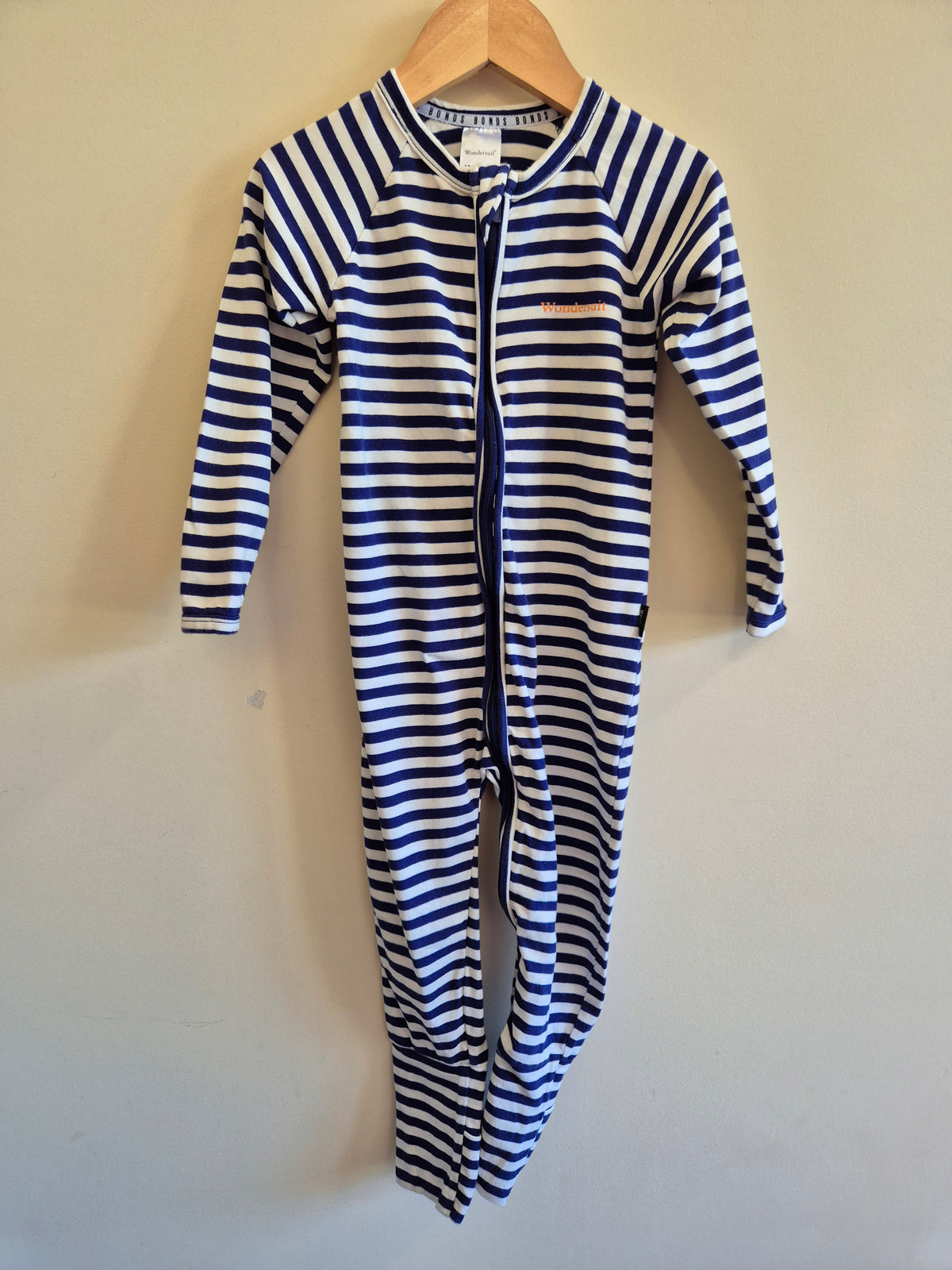 Bonds Striped Wondersuit Size 2