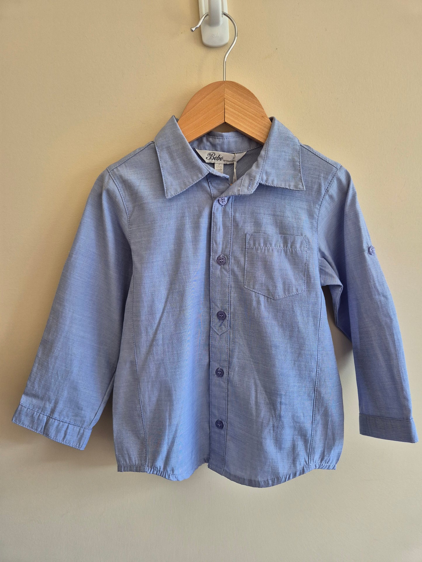 BNWT Bebè Button Up Shirt Size 2
